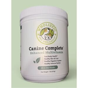 Wholistic Pet Organics Canine Complete Dog Multivitamin - 1 Lb - Food Topper